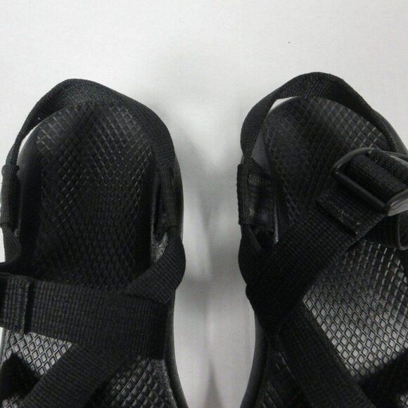 CHACO Z/Cloud Cushioned Sandal Womens Sz 12 Adjustable Durable All Black J107366 - Picture 4 of 12